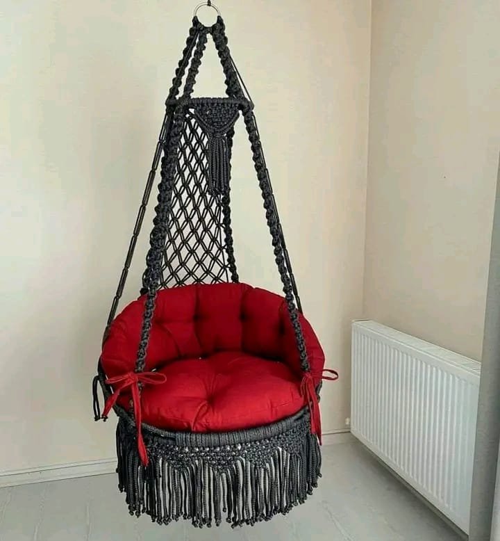 Adult Chair Swing (30 Inch) । Heavy Duty Swing | 180-200 KG Capacity - Image 4